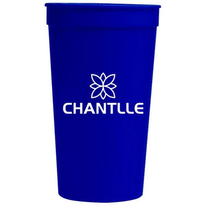 Custom Logo 16 Oz. Plastic Stadium Cup