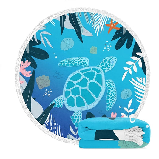 Round Microfiber Beach Towel