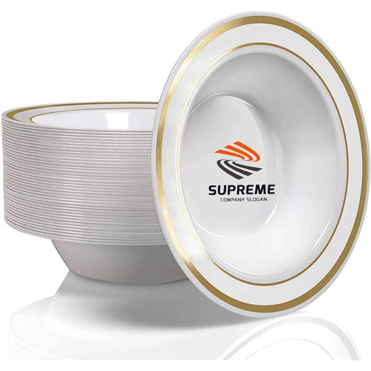 12oz Disposable Plastic Party Bowls