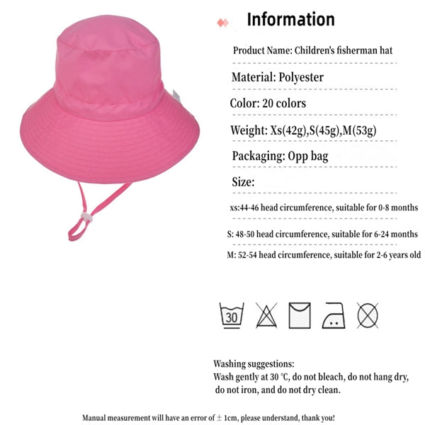 Children'S Summer Fisherman Hat