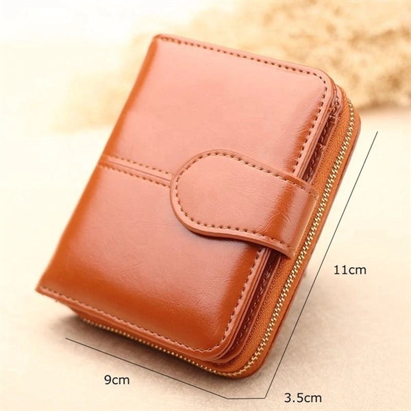 Women'S Leather Vintage Wallet