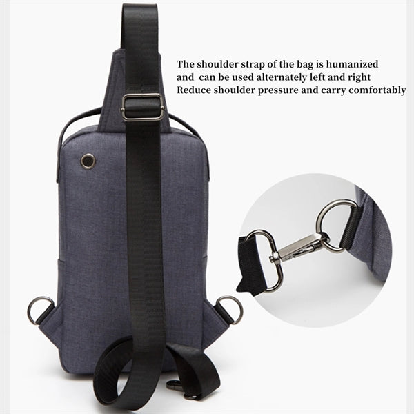 Trendy Multifunctional Shoulder Chest Bag