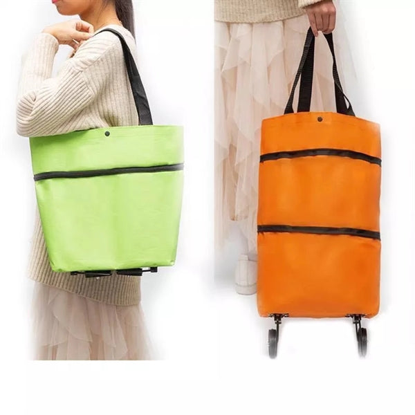 2 In 1 Foldable Shopping Cart