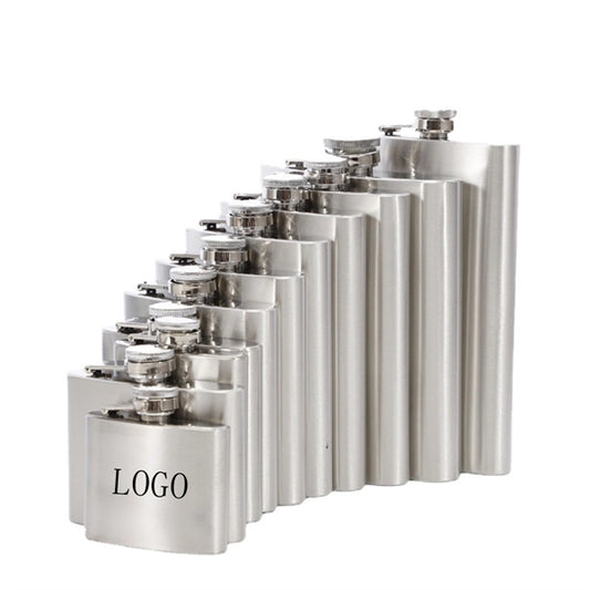 Silver Stainless Steel Hip Flask