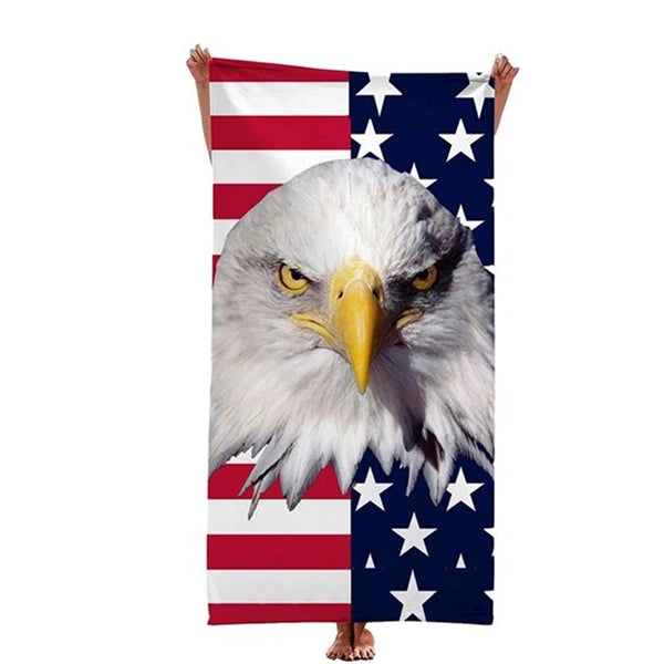 Sublimated Microfiber Sand Proof Beach Towel