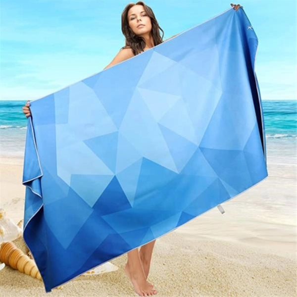 Sublimated Microfiber Sand Proof Beach Towel