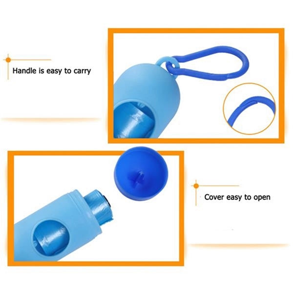 Plastic Dog Poop Bag With Dispenser