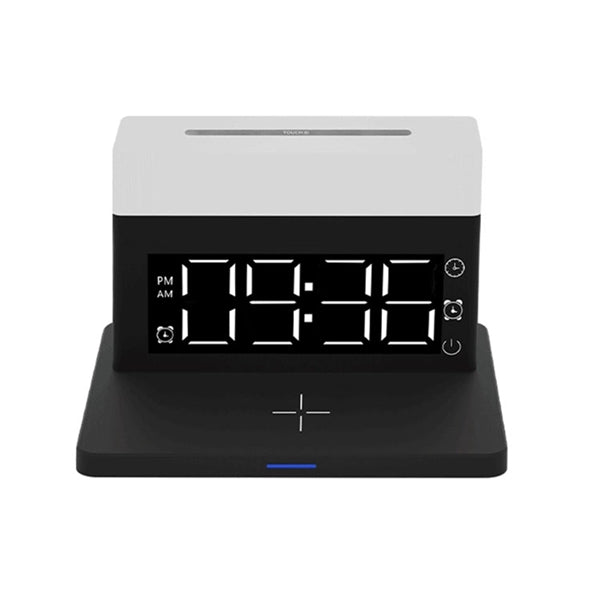 6 in 1 Multifunctional Alarm Clock Wireless Charger
