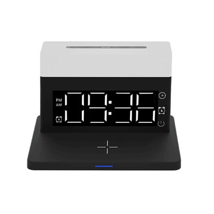 6 in 1 Multifunctional Alarm Clock Wireless Charger