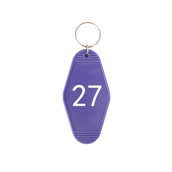 Plastic Hotel Key Tag Motel Keychains