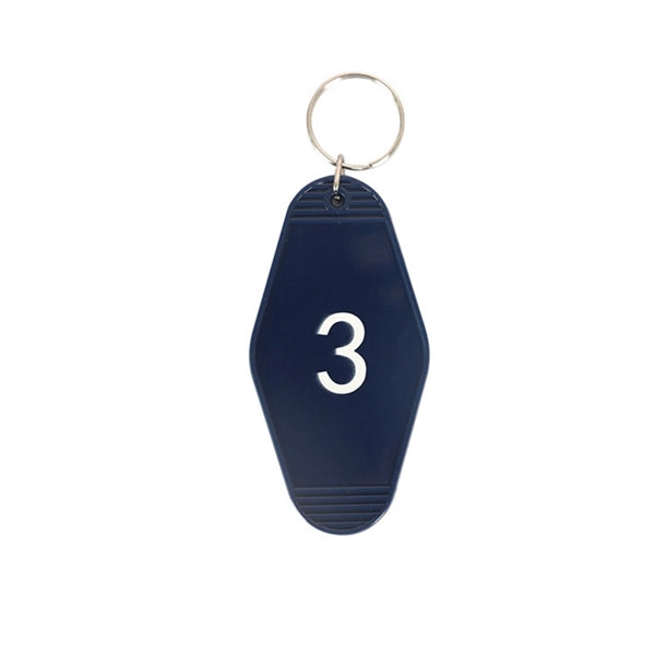 Plastic Hotel Key Tag Motel Keychains