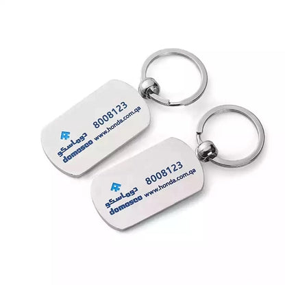Dog Tag Carabiner Key Chain