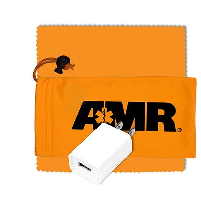 Mobile Tech Wall Charger Kit in Microfiber Cinch Pouch