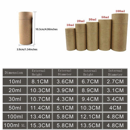 Kraft Paper Jar Tube Cardboard Boxes