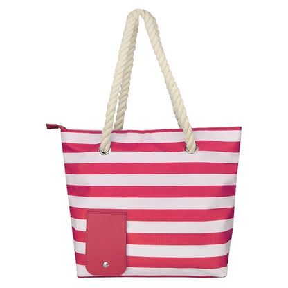 Beach Wine Tote Bag With Hidden Insulated Compartment