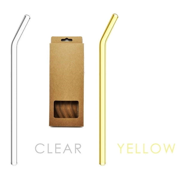 Bent Drinking Glass Straw Kit