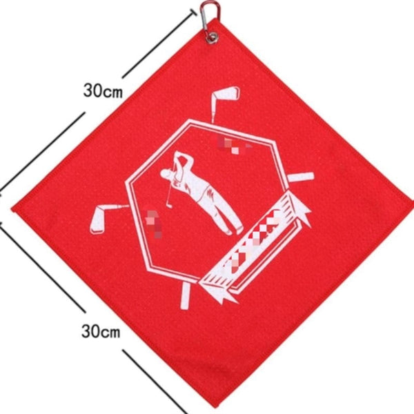 Handy Pick Microfiber Golf Towel With Carabiner