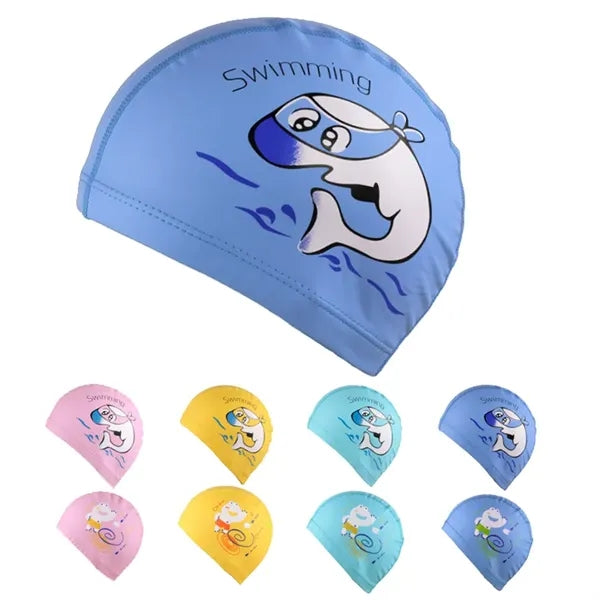 Waterproof Bathing Swim Cap For Kids