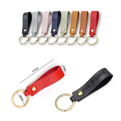 PU Leather Wristlet Keychain