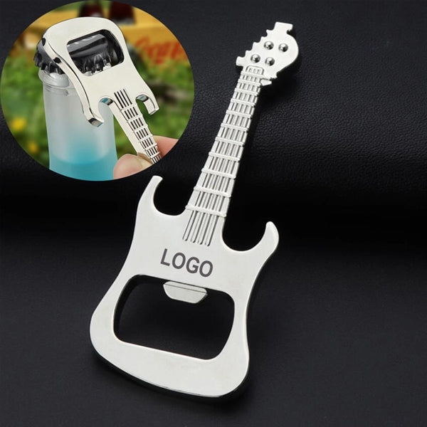 Metal Guitar Shape Bottle Opener