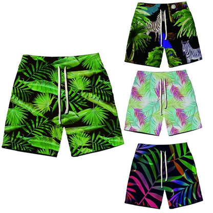 Sublimation Hawaiian Beach Shorts