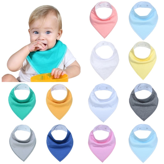 100% Organic Cotton Baby Bandana Drool Bibs