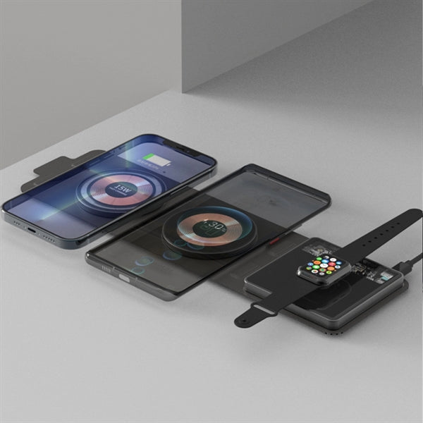 3 In 1 Collapsible Magnetic Wireless Charger
