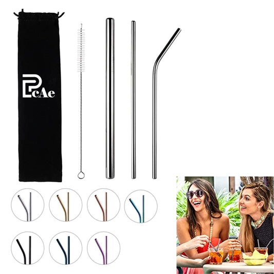 4 in 1 Stainless Steel Straw Sets