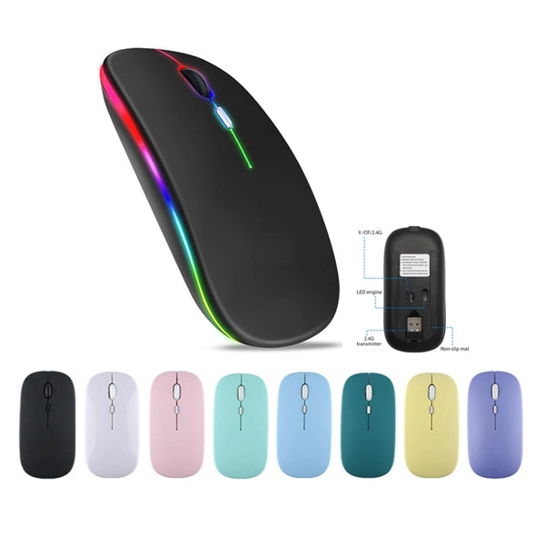 Wireless Bluetooth Illuminated Matte Mouse