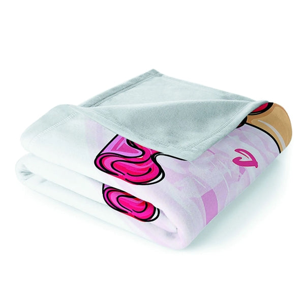 60x80 Oversize Plush Flannel Throw Sublimation Blanket