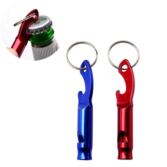 Keyring Beer Bottle Opener Whistle