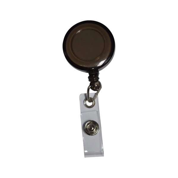 Round Badge Reel Holder Transparent w/ Paper