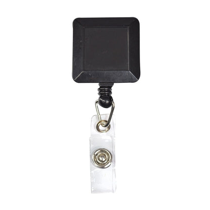 Square Retractable Badge Reel w/ Belt Clip