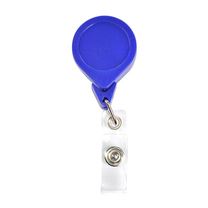 No-Twist Retractable Round Badge Reel w/ Belt Clip