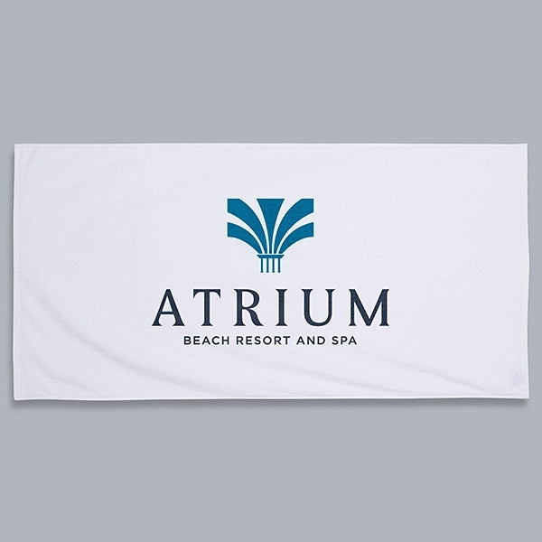 Velour Beach Towel Hemmed (30 X 60)  11lbs/dzn