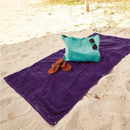 Velour Beach Towel Hemmed (30 X 60)  11lbs/dzn