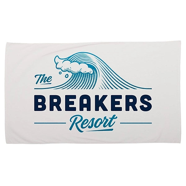 Large Velour Beach Towel Hemmed (35 X 60) 14lbs/dzn