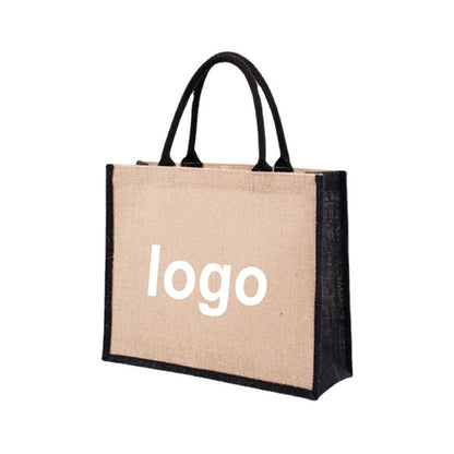 Colorful Burlap Tote Bags