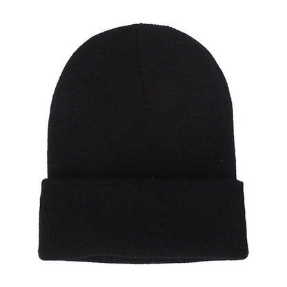 Warm Knitted Cuffed Beanie Hats