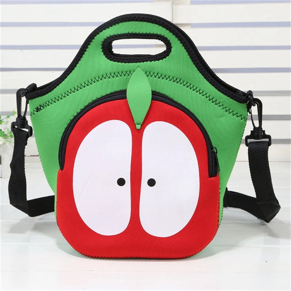 Neoprene Thermal Insulated Cartoon Lunch Tote Bags