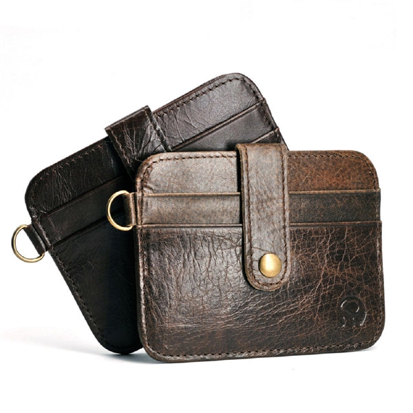 Card Case Calf Leather Wallet