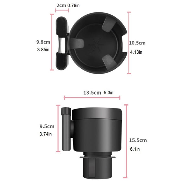 Car Cup Holder Expander Adapter