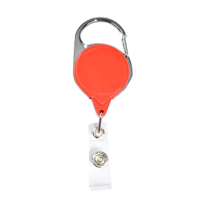 No-twist Carabiner Badge Reel w/ Belt Clip