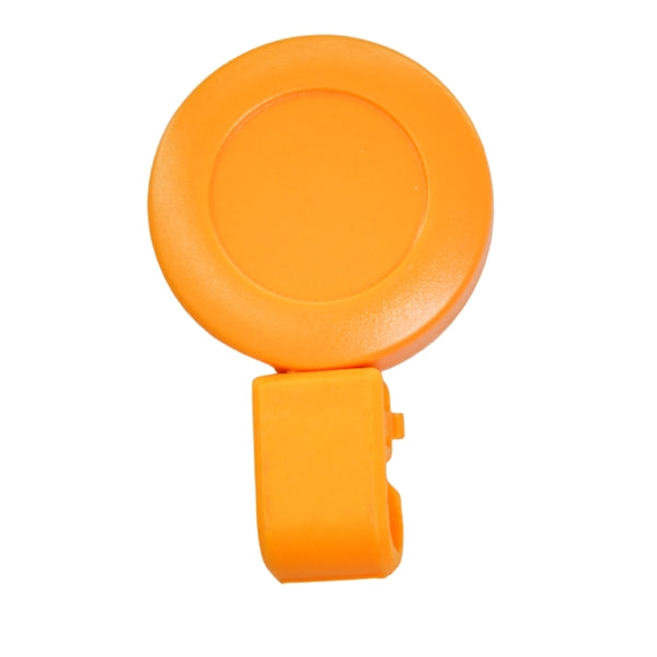 Frosted Round Badge Reel w/ Plastic Clip