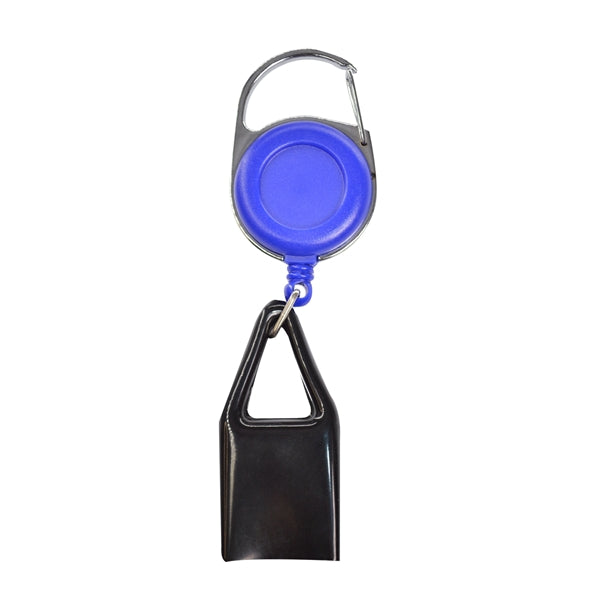 Pen Holder Round Carabiner Badge Reel w/ Belt clip