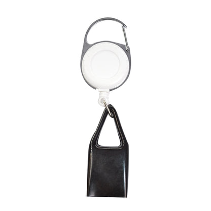 Pen Holder Round Carabiner Badge Reel w/ Belt clip