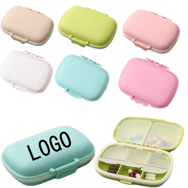 Traveler 8 Compartments Pill Box