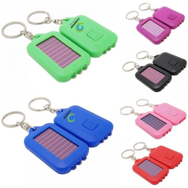 Mini Led Solar Flashlight Torch