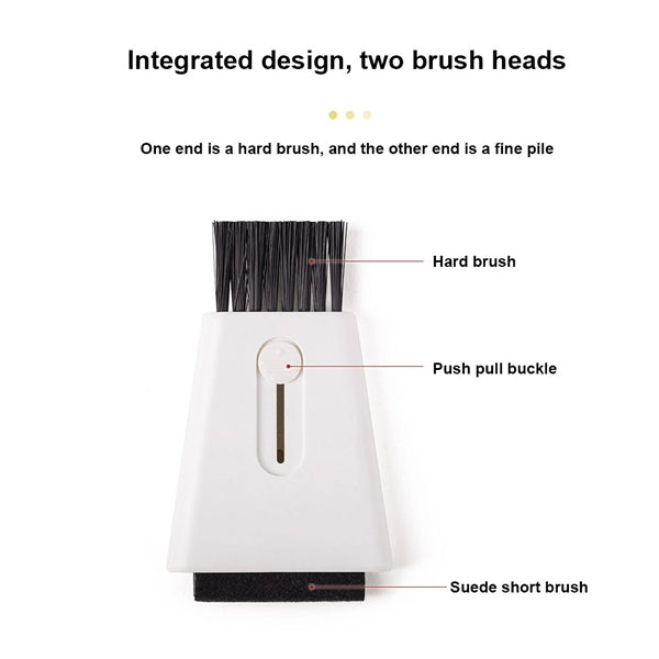 Keyboard Cleaning Brush With Screen Sweeper