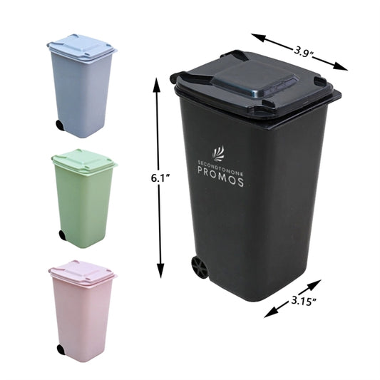 Mini Desktop Trash Can Pen Holder